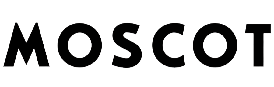 MOSCOT logo in black text on a white background