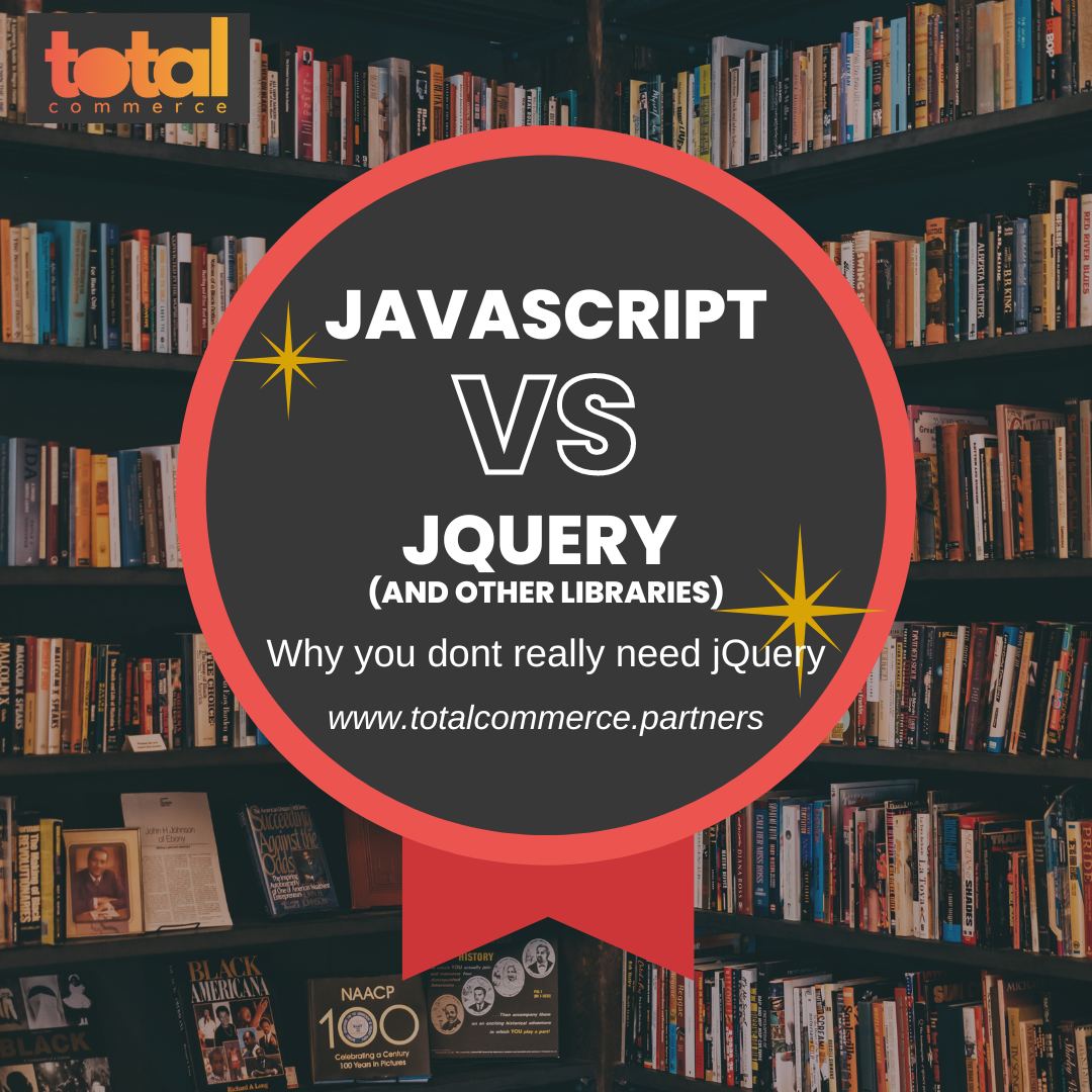 Why You Shouldn't Need jQuery and JavaScript Libraries