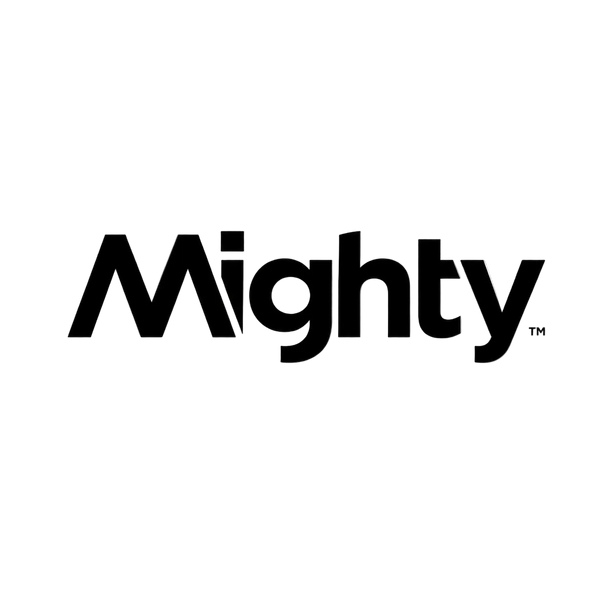 Mighty logo in black