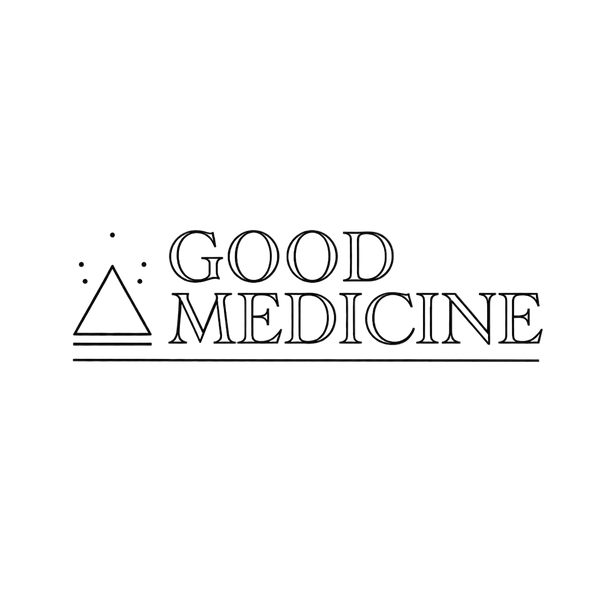 Good Medicine logo in black