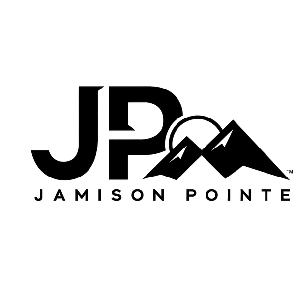Black logo of Jamison Pointe on a white background