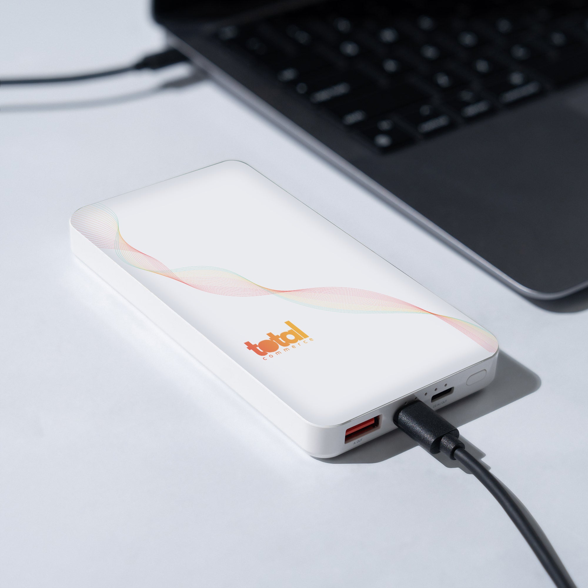 Conference Merch Power Bank - White