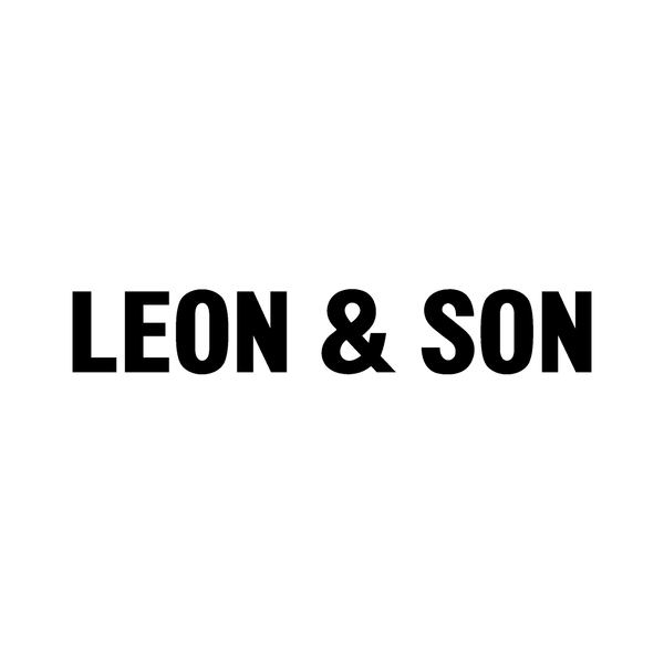 Leon & Son logo in black