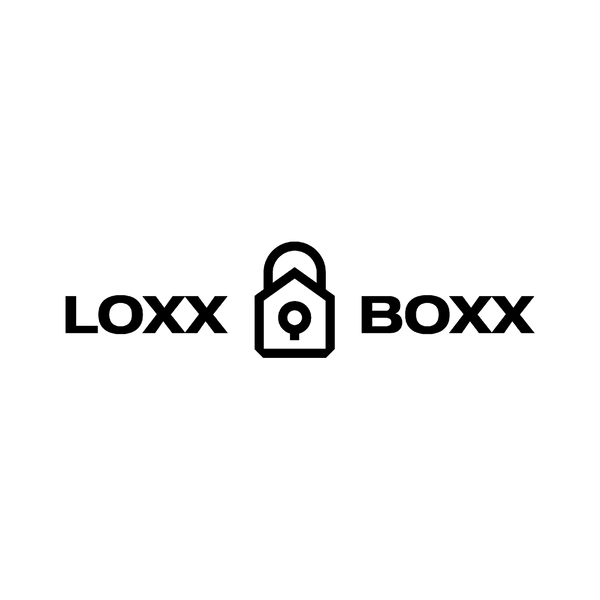 Loxx Boxx logo in black