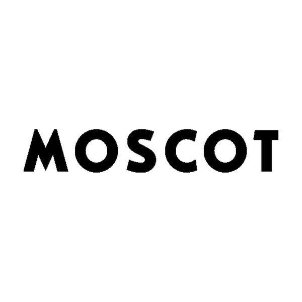 MOSCOT logo in black on a white background