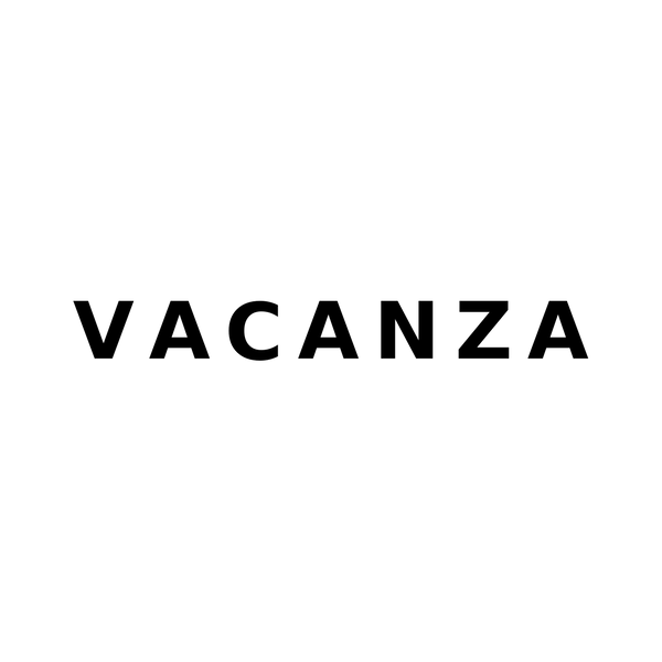 Vacanza logo in black